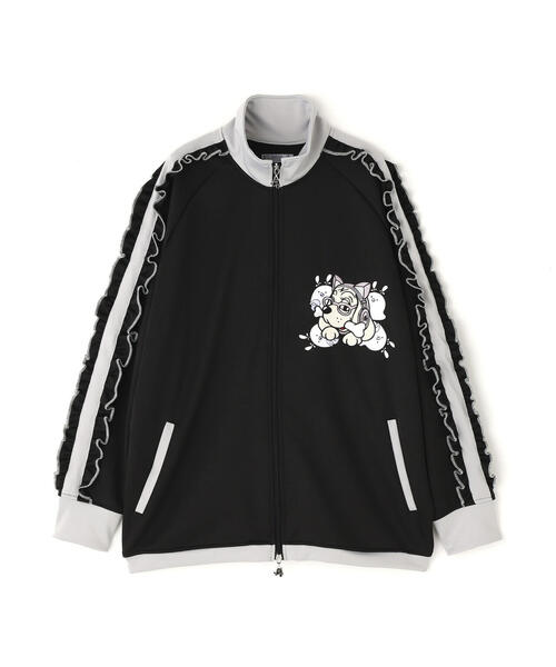 GALFY(ガルフィー)の「GALFY/ガルフィー/【LHP別注】後向きになれないガルちゃんおジャージ(ジャージ・レディース・ブラック/ホワイト・L/XL)」の11枚目の写真