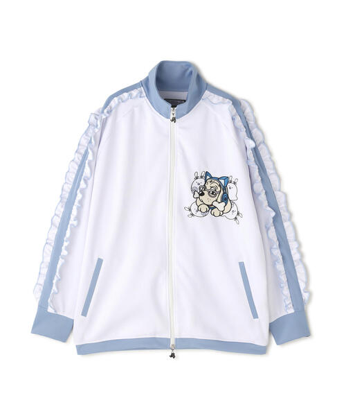 GALFY(ガルフィー)の「GALFY/ガルフィー/【LHP別注】後向きになれないガルちゃんおジャージ(ジャージ・レディース・ブラック/ホワイト・L/XL)」の13枚目の写真