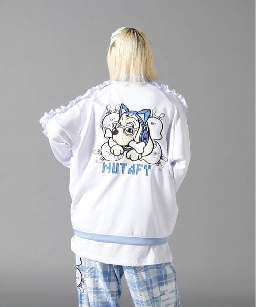 GALFY(ガルフィー)の「GALFY/ガルフィー/【LHP別注】後向きになれないガルちゃんおジャージ(ジャージ・レディース・ブラック/ホワイト・L/XL)」の16枚目の写真