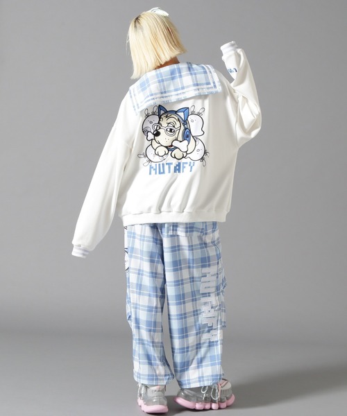 GALFY(ガルフィー)の「GALFY/ガルフィー/【LHP別注】後向きになれないガルちゃんおジャージ(ジャージ・レディース・ブラック/ホワイト・L/XL)」の18枚目の写真