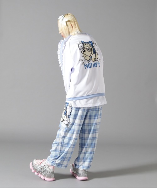 GALFY(ガルフィー)の「GALFY/ガルフィー/【LHP別注】後向きになれないガルちゃんおジャージ(ジャージ・レディース・ブラック/ホワイト・L/XL)」の20枚目の写真