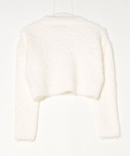.KOM(ドットコム)の「A'GEM/9 × .kom 『.KOMZ/ドットケーオーエムゼット』Y2K Fluffy Feather Knit Top/Y2K ふわふわフェザーニットトップス(ニット/セーター・レディース・ホワイト/ピンク/ブラック/グレー・FREE)」の21枚目の写真
