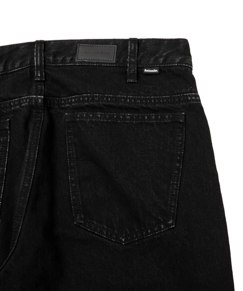 ROTTWEILER（ロットワイラー）の「R9 DENIM PANTS（デニムパンツ・メンズ・ブラック・S/M/L/XL）」の4枚目の写真