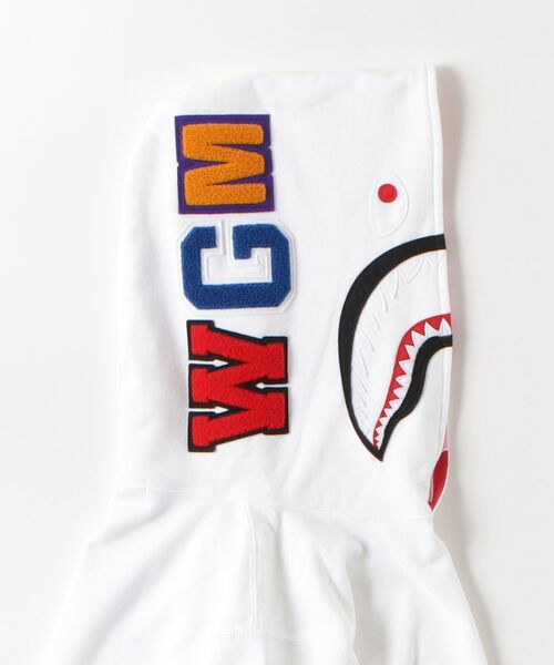 A BATHING APE(アベイシングエイプ)の「ABC CAMO SHARK PULLOVER HOODIE(パーカー・メンズ・ブラック/グレー/ホワイト・X-LARGE/LARGE/XX-LARGE/SMALL/MEDIUM)」の18枚目の写真