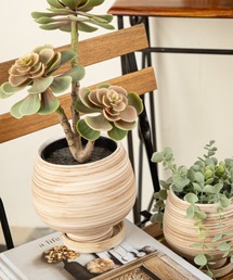 MILLION CARATS(�~���I���J���b�c)�̋�Ԃ��₳�����ʂ� Swirl�|�b�g���\�[�T�[ L�T�C�Y�B�A���̑��݊����������Ă�A�Q�͗l�f�U�C���̓��픫(�t�����[�x�[�X)