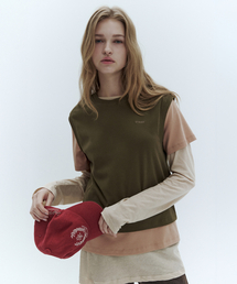 CITYBREEZE | [3SET]レイヤードTシャツパック_カーキ(Tシャツ/カットソー)