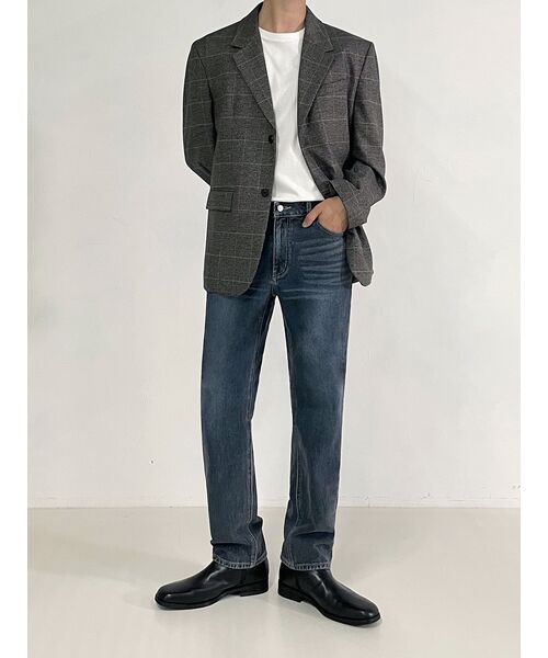 DRAW FIT(ドローフィット)の「オーバーサイズモダンチェックブレザー(テーラードジャケット・メンズ・その他・LARGE/MEDIUM/X-LARGE)」の11枚目の写真