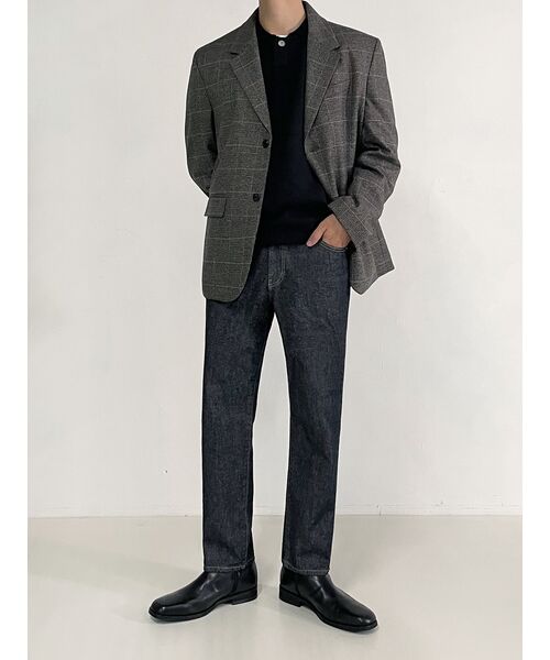 DRAW FIT(ドローフィット)の「オーバーサイズモダンチェックブレザー(テーラードジャケット・メンズ・その他・LARGE/MEDIUM/X-LARGE)」の5枚目の写真