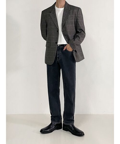 DRAW FIT(ドローフィット)の「オーバーサイズモダンチェックブレザー(テーラードジャケット・メンズ・その他・LARGE/MEDIUM/X-LARGE)」の6枚目の写真