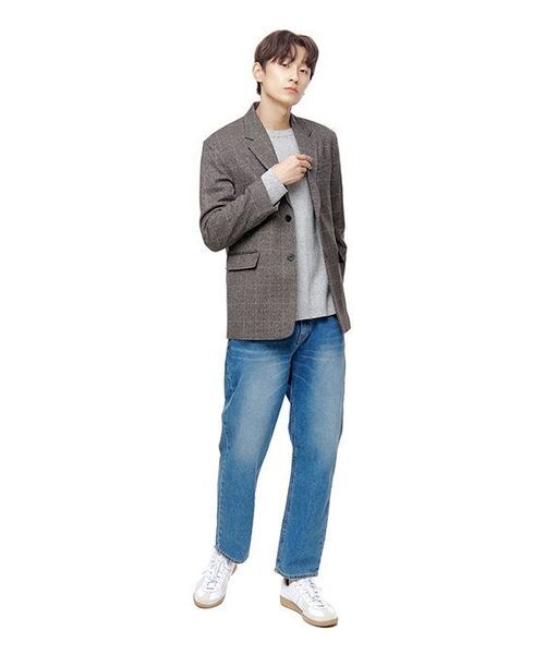 DRAW FIT(ドローフィット)の「オーバーサイズモダンチェックブレザー(テーラードジャケット・メンズ・その他・LARGE/MEDIUM/X-LARGE)」の2枚目の写真