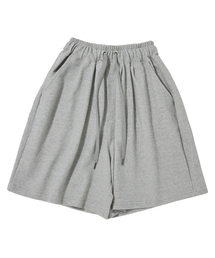PIN-KNIT WIDE 1/2 PANTS (Gray)