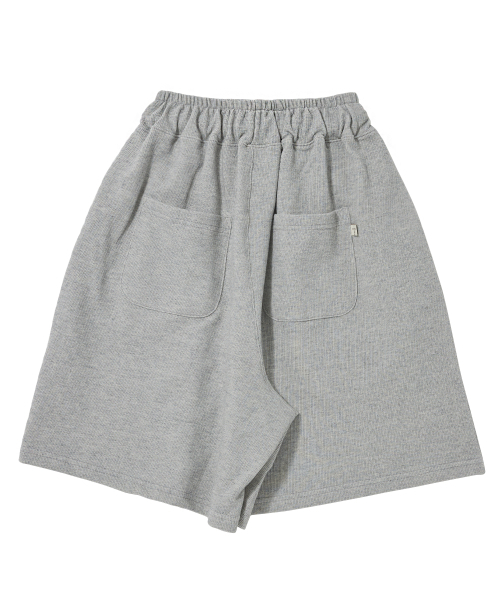A NOTHING（アナッシング）の「PIN-KNIT WIDE 1/2 PANTS (Gray)（その他パンツ・レディース・その他・LARGE/MEDIUM）」の2枚目の写真
