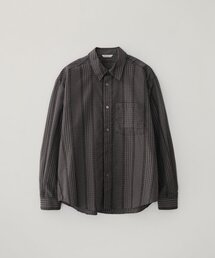 テスルチェックシャツ_ONYX CHARCOAL