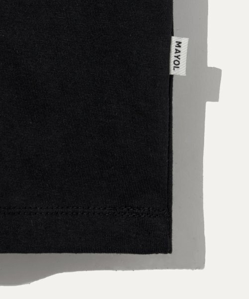 MAYOL(マイヨール)の「テレフォングラフィック 半袖 ユニセックス Tシャツ_ブラック(Tシャツ/カットソー・メンズ・その他・LARGE/MEDIUM/X-LARGE)」の5枚目の写真