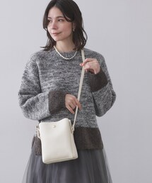 OPAQUE.CLIP | シュリンク合皮3層ミニショルダーバッグ【軽量／長さ調整可能】(ショルダーバッグ)