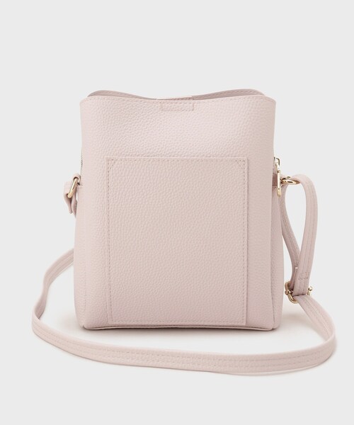 OPAQUE.CLIP（オペークドットクリップ）の「シュリンク合皮3層ミニショルダーバッグ【軽量／長さ調整可能】（ショルダーバッグ・レディース・ベージュ/アイボリー/ブラック/ライトブルー/ピンク系その他・00）」の22枚目の写真