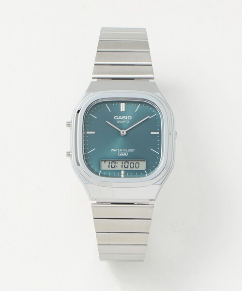 CASIO(カシオ)の「<CASIO>AQ-240E 腕時計(アナログ腕時計・メンズ・その他1/シルバー/ライトブルー・FREE)」の3枚目の写真
