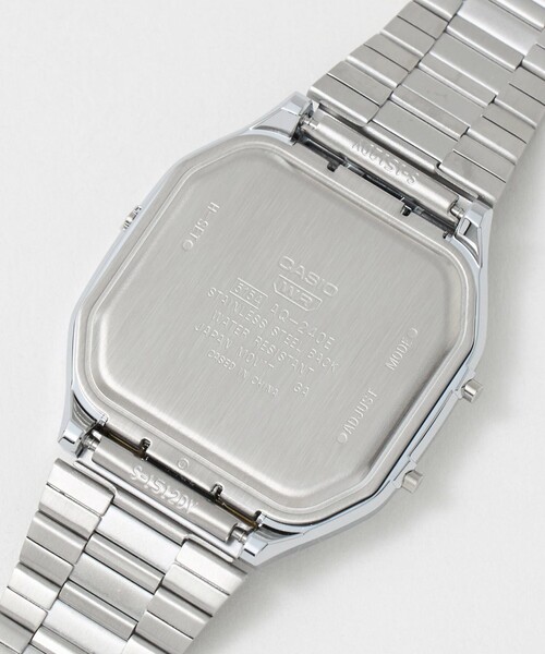 CASIO(カシオ)の「<CASIO>AQ-240E 腕時計(アナログ腕時計・メンズ・その他1/シルバー/ライトブルー・FREE)」の4枚目の写真
