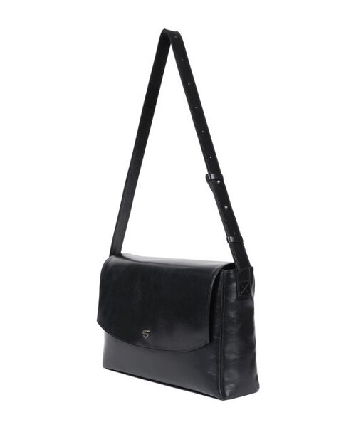 SEMICODE（セミコード）の「capture bag - crinkle black（メッセンジャーバッグ・レディース・その他・FREE）」の3枚目の写真