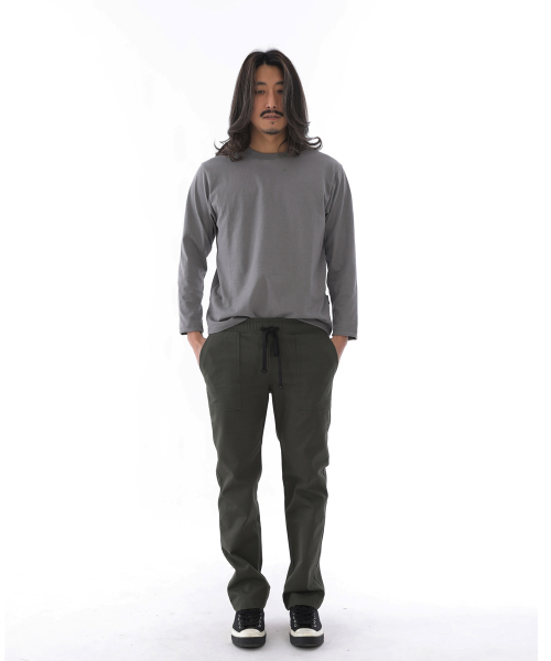 SAINTCREW(セントクルー)の「ナイスバック ストレートファティーグパンツ NSB-320 カーキ(その他パンツ・レディース・その他・SMALL/MEDIUM/LARGE/X-LARGE)」の4枚目の写真