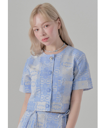 FREEANG（フリアン）の「Jacquard Half Jacket - Blue（その他アウター）」