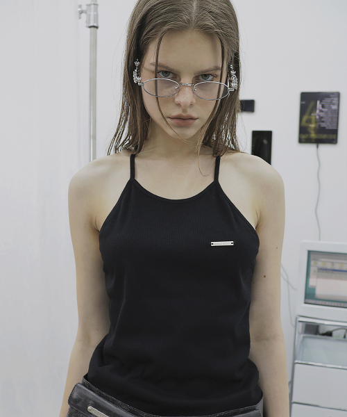 HOLY NUMBER 7(ホーリーナンバーセブン)の「ステッチホルターネックノースリーブ_ブラック(Tシャツ/カットソー・レディース・ブラック・FREE)」の1枚目の写真
