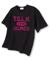 クラックTGLK オーバーサイズ 半袖Tシャツ ブラック