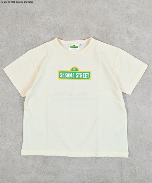 MARKEY'S（マーキーズ）の「【SESAME STREET】別注プリントTee（Tシャツ/カットソー・キッズ・チャコール/ブルー/オフホワイト・80/90/95/100/110/120/130/140/150）」の10枚目の写真