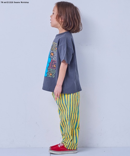 MARKEY'S（マーキーズ）の「【SESAME STREET】別注プリントTee（Tシャツ/カットソー・キッズ・チャコール/ブルー/オフホワイト・80/90/95/100/110/120/130/140/150）」の8枚目の写真