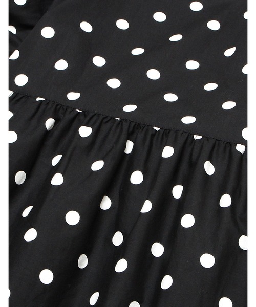 Little sunny bite(リトルサニーバイト)の「【little sunny bite と pink house Coin dot long dress】(ドレス・レディース・ブラック/アイボリー・FREE)」の11枚目の写真