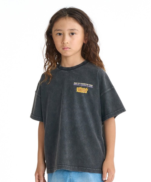 DC(ディーシー)の「DC/ディーシー 半袖 Tシャツ 26 KD SPRINT RAT SS YST261515(Tシャツ/カットソー・キッズ・ホワイト/ブラック・140cm/130cm/120cm/110cm/100cm/160cm/150cm)」の2枚目の写真