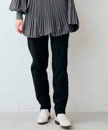 【低身長/高身長サイズあり】リブ イン コンフォート まるではいてないみたい!? ふんわり裏微起毛になった スーパー伸び軽テーパードパンツ