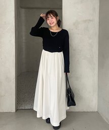 mystic | 【@__misa__03企画】プレート付きドッキングワンピース(ワンピース)