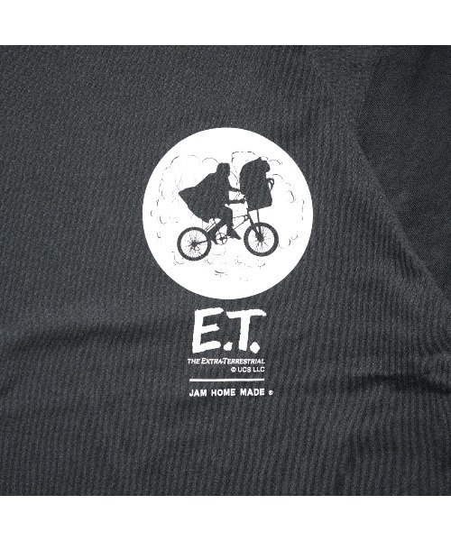 JAM HOME MADE（ジャムホームメイド）の「E.T.（イーティー） Tシャツ（Tシャツ/カットソー・メンズ・ブラック・L/M/S/XL）」の2枚目の写真
