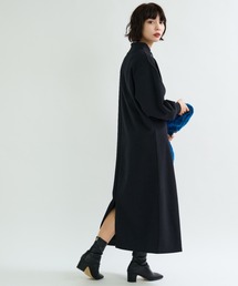 A.D.C.L. | ダンボール素材 フード風デザイン ロングワンピース(ワンピース)