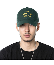 NAVYTEAM（ネイビーチーム）の「NTV BC-USA DRINKING NAVY TEAM CAP-DARK GREEN（キャップ）」