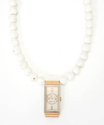 HIDAKA（ヒダカ）の「HIDAKA / ヒダカ ORBIT WATCH NECKLACE MAGNESITE（ネックレス）」
