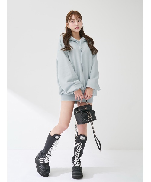 Darich（ダーリッチ）の「キルティングビジューミニリュック（バックパック/リュック・レディース・ホワイト/ピンク/サックスブルー/ブラック・FREE）」の12枚目の写真