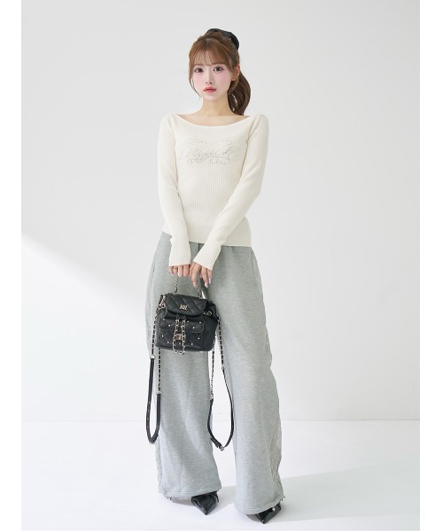 Darich（ダーリッチ）の「キルティングビジューミニリュック（バックパック/リュック・レディース・ホワイト/ピンク/サックスブルー/ブラック・FREE）」の13枚目の写真