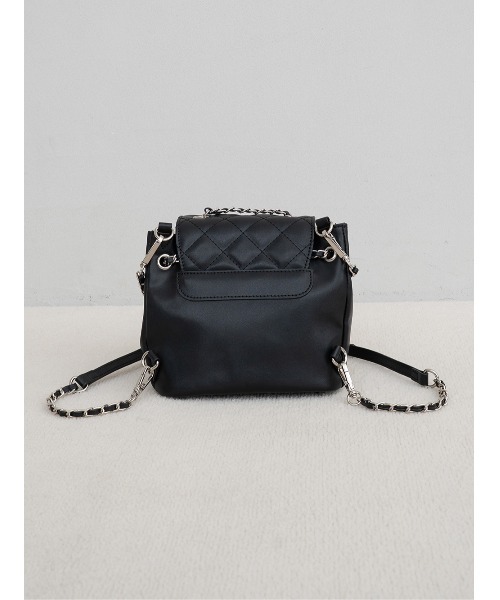 キルティングビジューミニリュック（バックパック/リュック）｜Darich