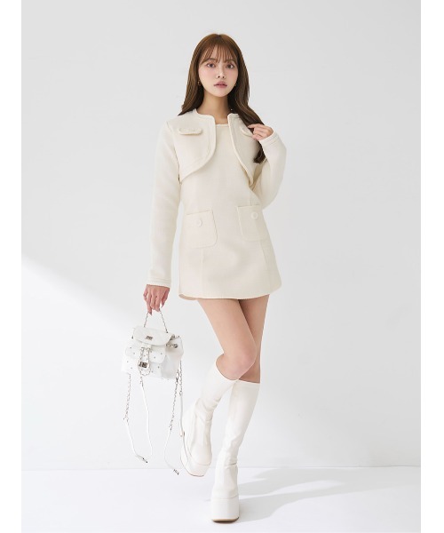 Darich（ダーリッチ）の「キルティングビジューミニリュック（バックパック/リュック・レディース・ホワイト/ピンク/サックスブルー/ブラック・FREE）」の22枚目の写真