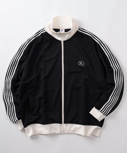 Red Cap Girl(レッドキャプガール)の「【70】【RCG/レッドキャップガール】サイドライン バックプリント トラックジャケット/ジャージ/メンズ/レディース/ユニセックス/セットアップ可能(ジャージ・メンズ・アイボリー/チャコールグレー/ブラック・XL/L/M)」の6枚目の写真