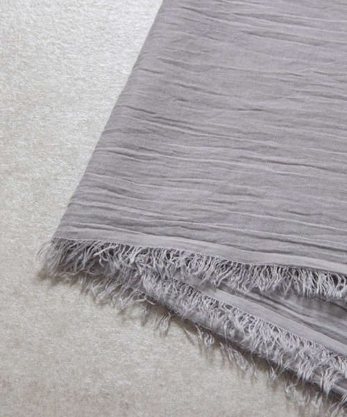 COLONY 2139（コロニートゥーワンスリーナイン）の「大判　ムジスストール（ストール/ショール・レディース・アイボリー/ライトグレー/ブルー/チャコールグレー/オフホワイト・FREE）」の22枚目の写真