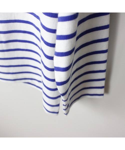 maarook（マルーク）の「天竺2配ボーダーセーラー長袖Tシャツ（Tシャツ/カットソー・キッズ・ブルー/ブラック・100cm/110cm/120cm/130cm/90cm）」の18枚目の写真