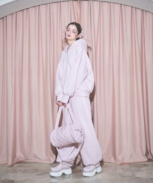 Lovilyn(ラヴィリン)の「エンジェルモチーフジップパーカー(パーカー・レディース・チャコールグレー/ブルー/ピンク・FREE)」の14枚目の写真