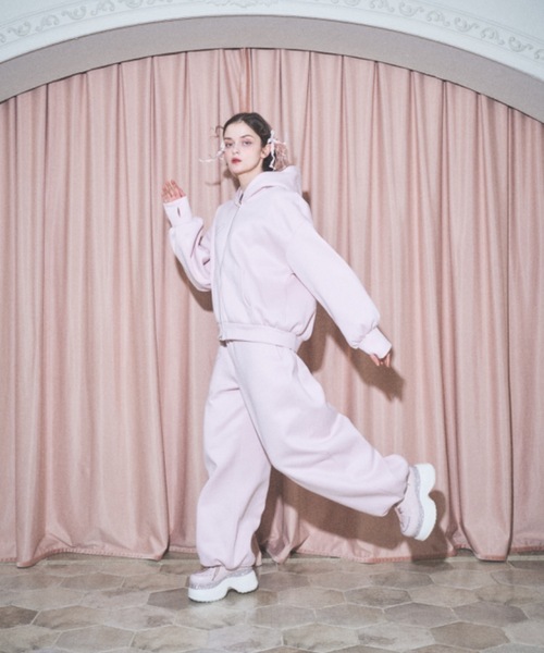 Lovilyn(ラヴィリン)の「エンジェルモチーフジップパーカー(パーカー・レディース・チャコールグレー/ブルー/ピンク・FREE)」の19枚目の写真