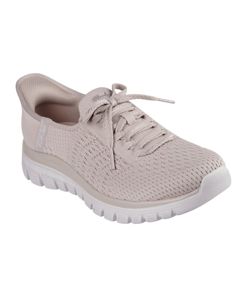 SKECHERS(スケッチャーズ)の「スケッチャーズ スリップインズ グレースフル - ファースト ブラッシュ(スニーカー・レディース・ベージュ/ネイビー/ブラック・23cm/23.5cm/24cm/24.5cm/22.5cm/25cm)」の1枚目の写真