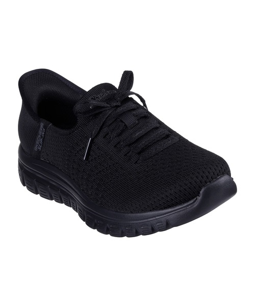 SKECHERS(スケッチャーズ)の「スケッチャーズ スリップインズ グレースフル - ファースト ブラッシュ(スニーカー・レディース・ベージュ/ネイビー/ブラック・23cm/23.5cm/24cm/24.5cm/22.5cm/25cm)」の3枚目の写真