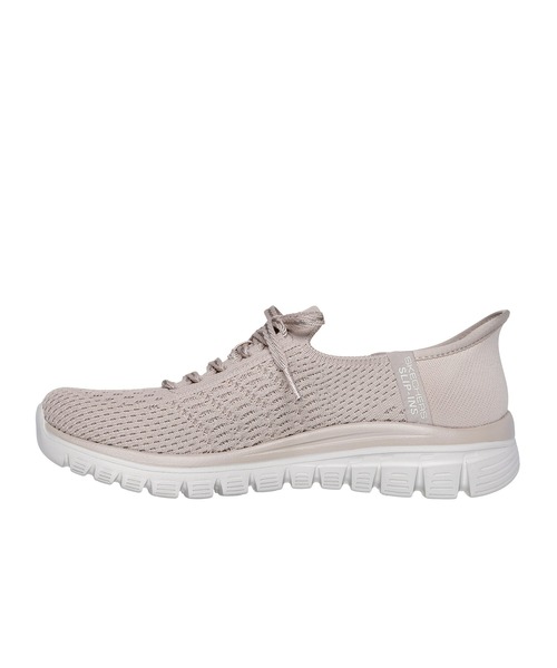 SKECHERS(スケッチャーズ)の「スケッチャーズ スリップインズ グレースフル - ファースト ブラッシュ(スニーカー・レディース・ベージュ/ネイビー/ブラック・23cm/23.5cm/24cm/24.5cm/22.5cm/25cm)」の9枚目の写真