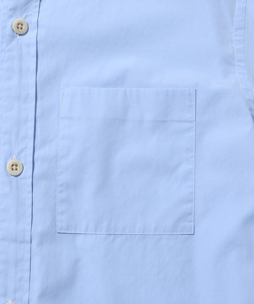 ADAM ET ROPE'（アダムエロペ）の「【SIDGRASS/シドグラス】オーバーサイズ レギュラーカラーシャツ / ロングシーズン着用可能（シャツ/ブラウス・メンズ・サックスブルー/ホワイト系その他4・L/M）」の4枚目の写真